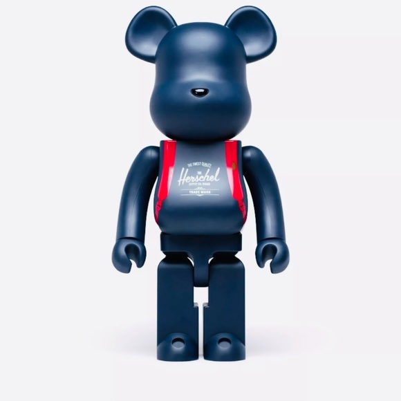 Medicom x Herschel BEARBRICK 1000% - Picture 3 of 10